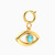 MLN2045 -  Eye Shaped Colored Stones Charm in 14K Gold - 101141800252001-4.jpg