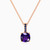 WN551 -  Cushion Colored Stones Gold Plated Necklace - 167051800123451-1.jpg