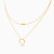 MLN2127 - Contoured Circle Layered Necklace in 18K Gold - 21046111324-3.webp
