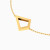 MLB965 - Triangular Shield Chain Bracelet in 18K Gold - 21047110357-4.webp