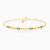 MLB934 - Stars & Beads Blue Stones Chain Bracelet in 18K Gold - 21047020031-1.webp
