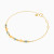 MLB934 - Stars & Beads Blue Stones Chain Bracelet in 18K Gold - 21047020031-3.webp