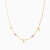MLN2091 - Beads Pink Stones Chain Necklace in 18K Gold - 21046020036-3.webp