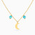 MLN2087 - Crescent Blue Stones Necklace in 18K Gold - 21046111303-1.webp