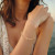 LGB795 - Floral Beads Clusters Chain Bracelet in 21K Gold - 22010020374-2.webp