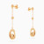 LGE247 - Intertwined Oval Loops & Beads Drop Earrings in 21K Gold - 22003650001-4.webp