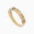 LDR4121 - Baguette Sequence Colored Stones Diamond Ring in 18K Gold - SAR05389-3.webp