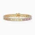 LDB833 - Rectangular Frame Colored Stones Diamond Bangle in 18K Gold - SAB05388-1.webp