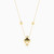 LDN2040 - A Bee Diamond & Enamel Coated Necklace in 18K Gold - NT403869Y18EN1-1.jpg