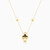 LDN2040 - A Bee Diamond & Enamel Coated Necklace in 18K Gold - NT403869Y18EN1-4.jpg