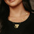 LDN2044 - A Honeycomb Diamond & Enamel Coated Necklace in 18K Gold - NT403874Y18EN1-2.jpg