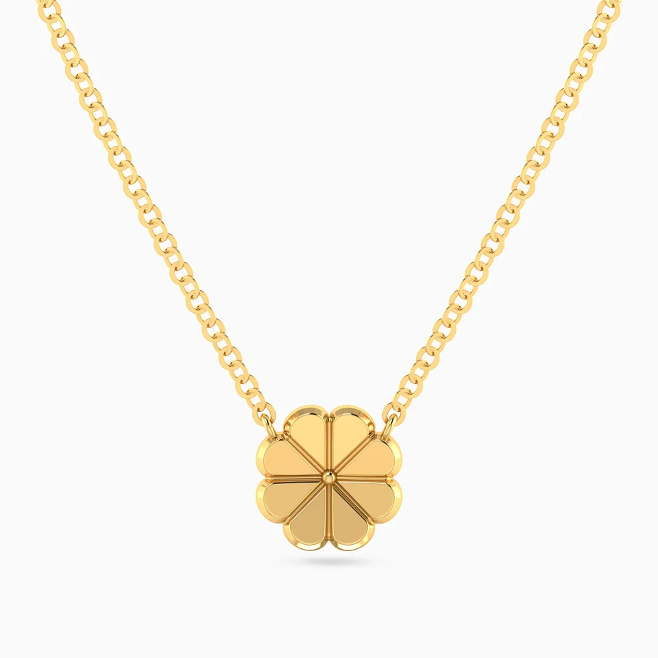 Kids Four Leaf Clover Necklace in 18K Gold Kids Four Leaf Clover Necklace in 18K Gold