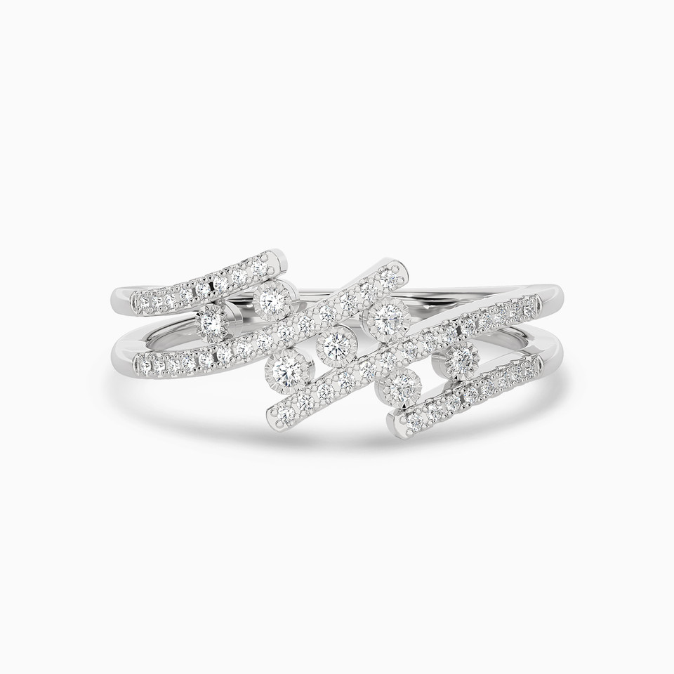 Layered Diamond Ring in 18K Gold Layered Diamond Ring in 18K Gold