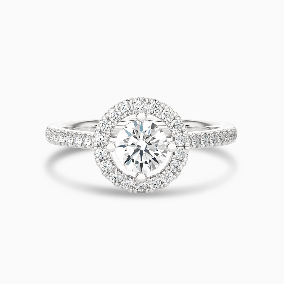 0.77 CT Brilliant Lab Grown Diamond Statement Ring in 18K Gold 0.77 CT Brilliant Lab Grown Diamond Statement Ring in 18K Gold