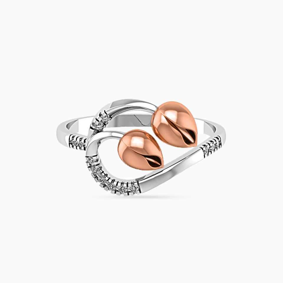 Leaf Diamonds Statement Ring in 18K Gold Leaf Diamonds Statement Ring in 18K Gold