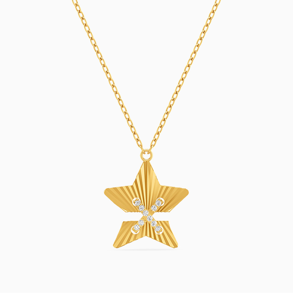 Star Diamond Necklace in 18K Gold Star Diamond Necklace in 18K Gold