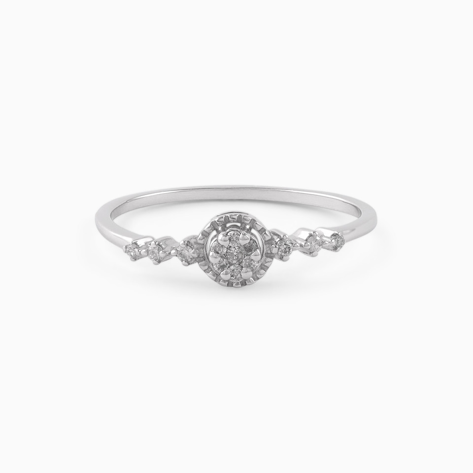 Circle Diamond Ring in 18K Gold Circle Diamond Ring in 18K Gold