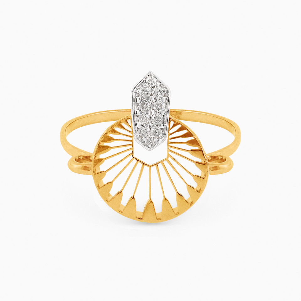 Cutwork Diamond Ring in 18K Gold - 2 Cutwork Diamond Ring in 18K Gold - 2