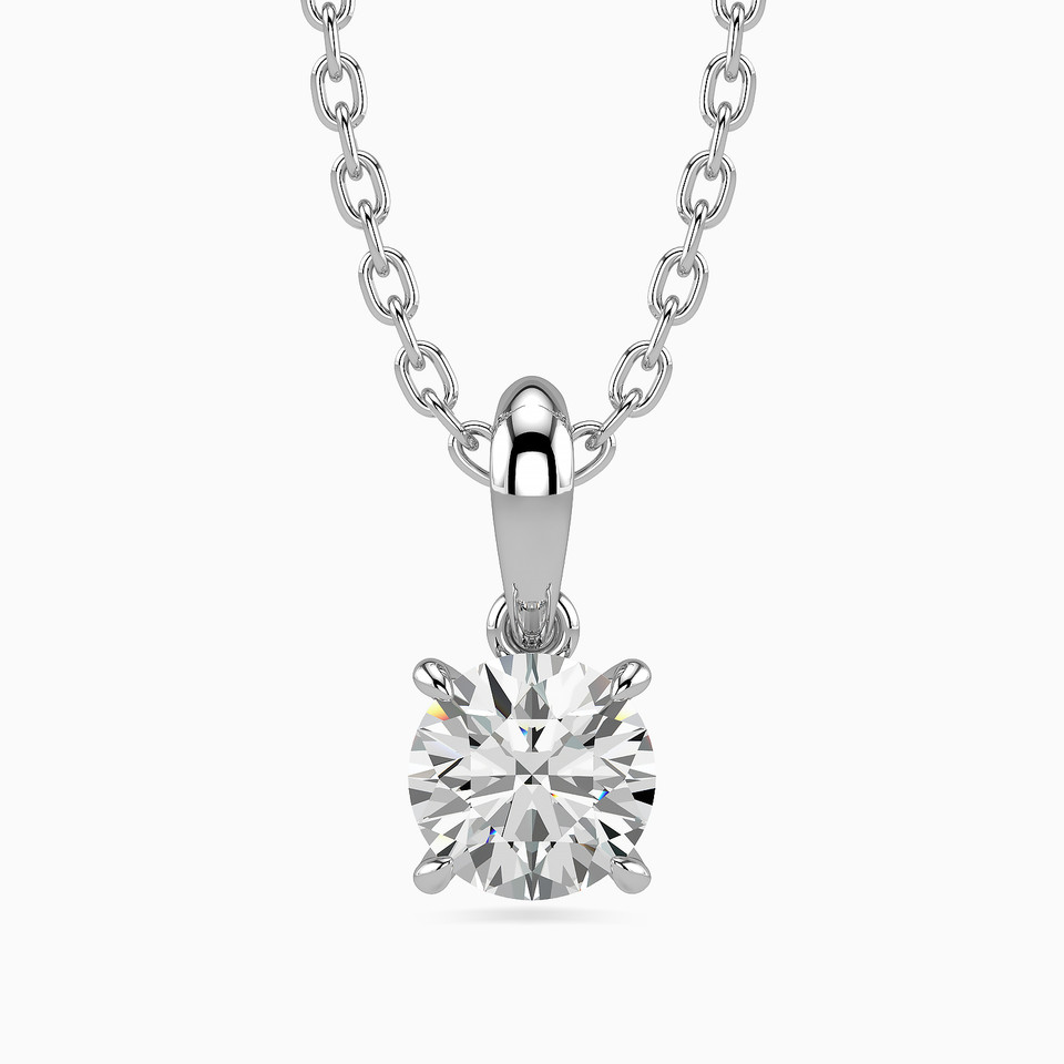 Circle Diamond Necklace in 18K Gold Circle Diamond Necklace in 18K Gold