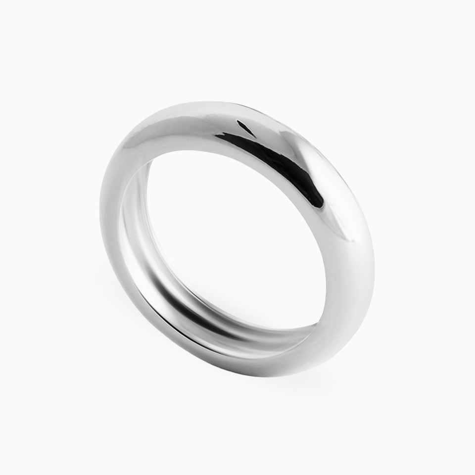 Slim Sterling Silver Band Ring Slim Sterling Silver Band Ring