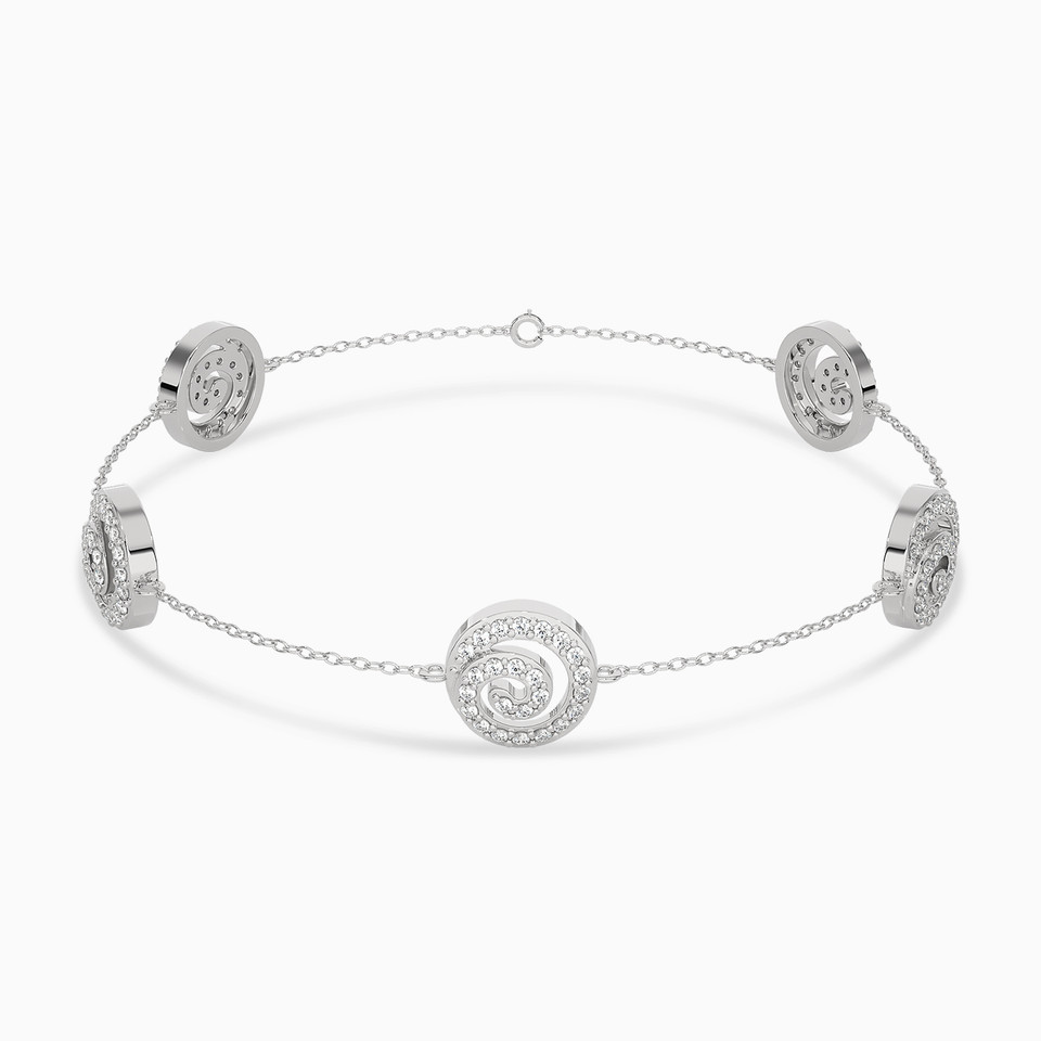 Circle Diamond Chain Bracelet in 18K Gold Circle Diamond Chain Bracelet in 18K Gold