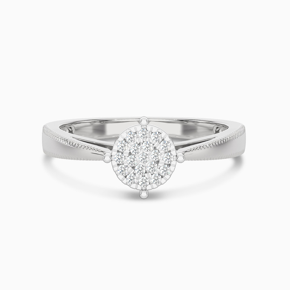 Circle Diamond Ring in 18K Gold Circle Diamond Ring in 18K Gold