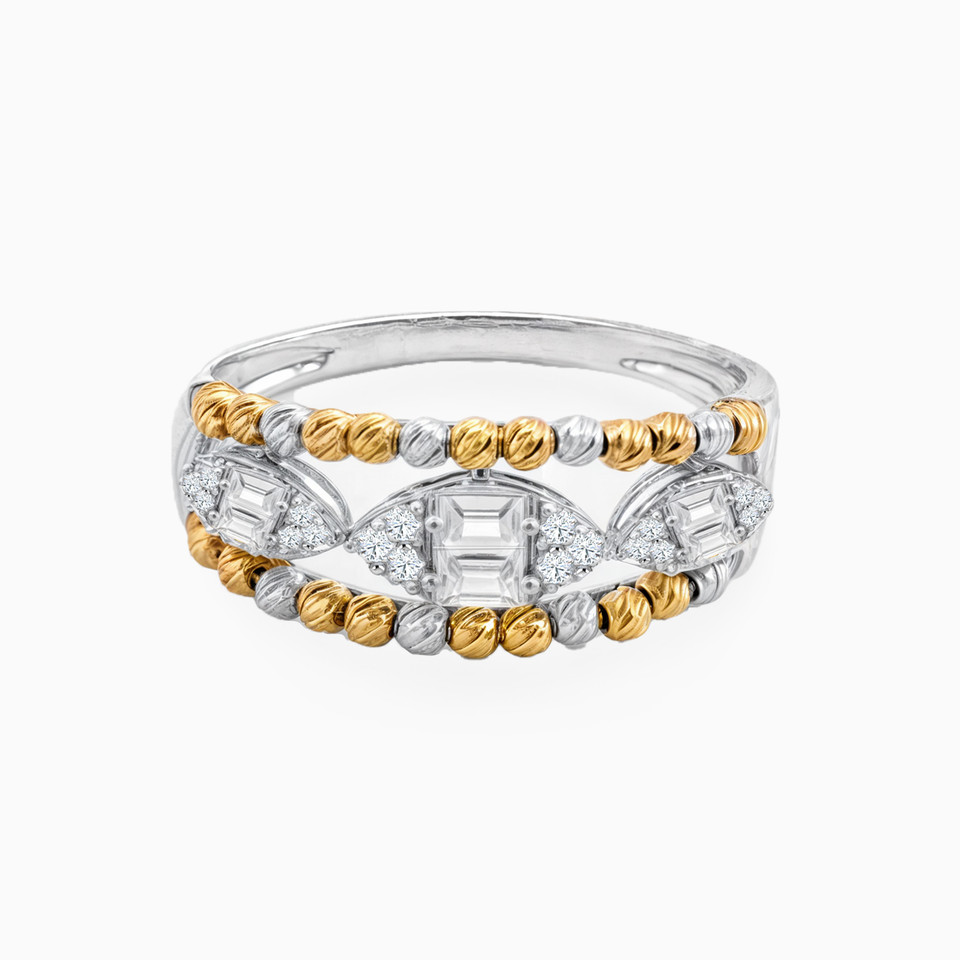 Marquise Cubic Zirconia Ring in 18K Gold Marquise Cubic Zirconia Ring in 18K Gold