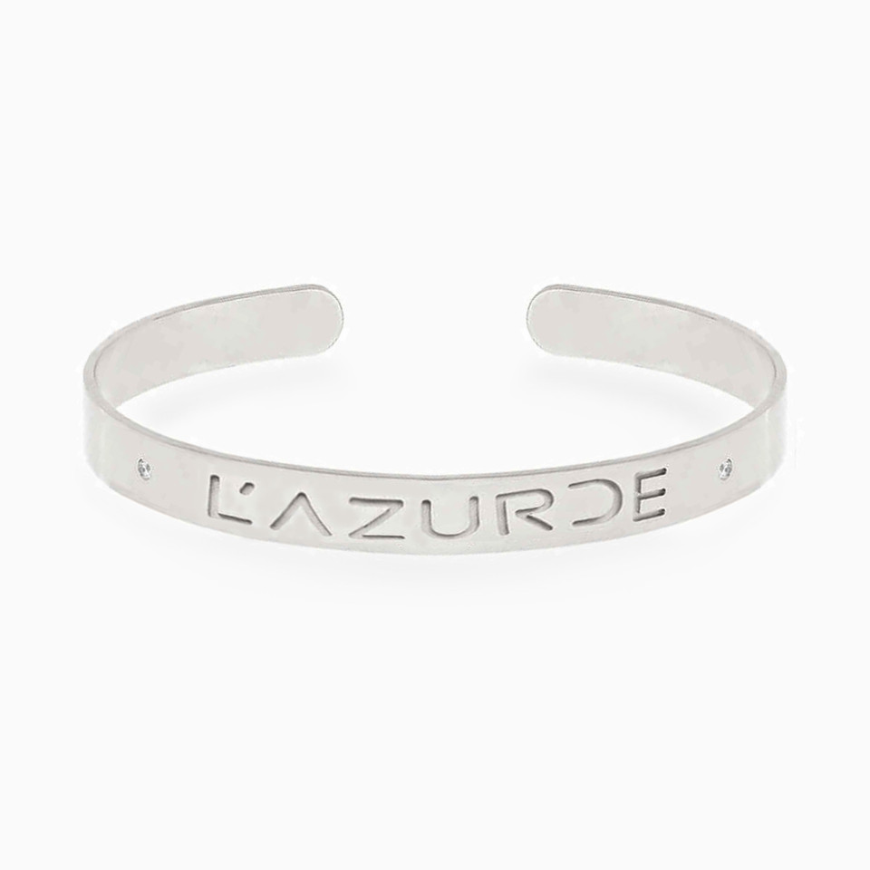 (Lazurde) Diamond Cuff Bracelet in 18K Gold - 2 (Lazurde) Diamond Cuff Bracelet in 18K Gold - 2