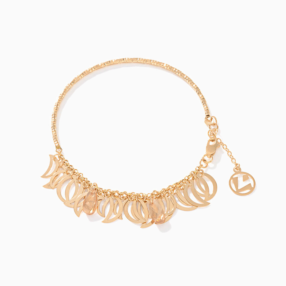 Crescent Chain Bracelet in 21K Gold Crescent Chain Bracelet in 21K Gold