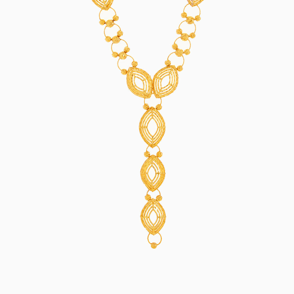 Scalloped Necklace in 21K Gold Scalloped Necklace in 21K Gold