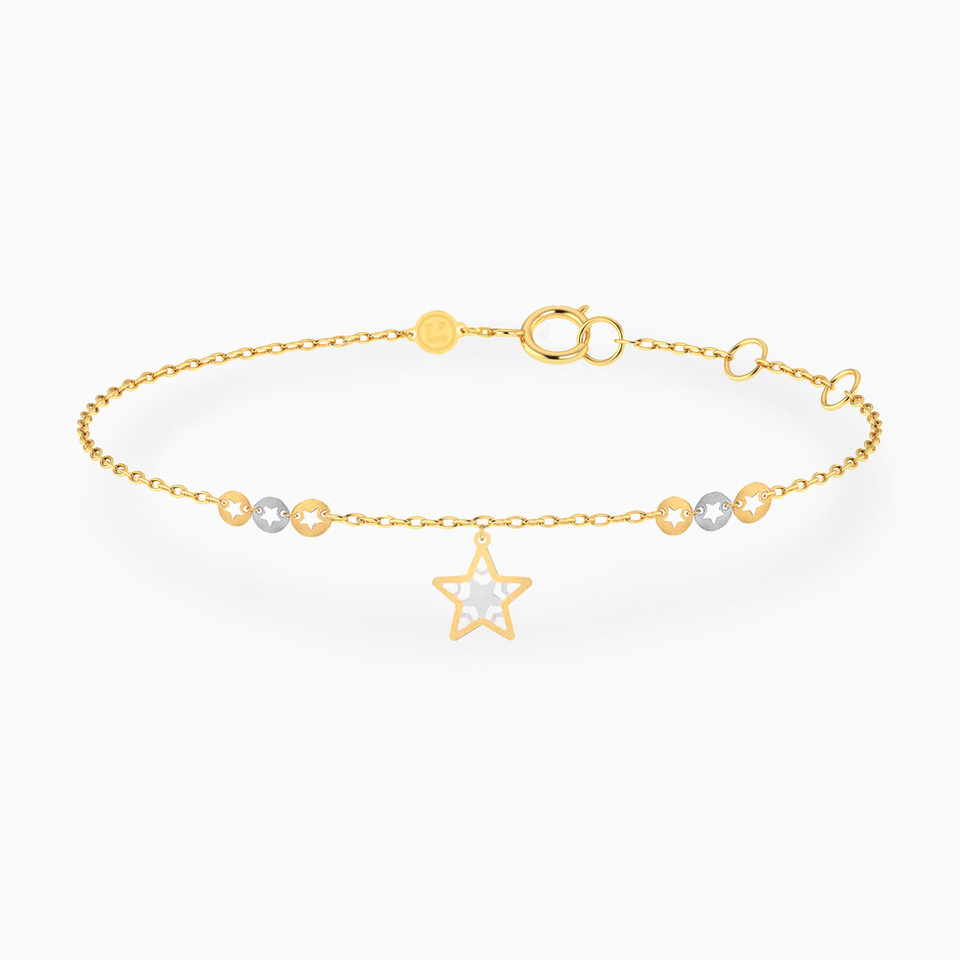 Star Chain Bracelet in 18K Gold Star Chain Bracelet in 18K Gold