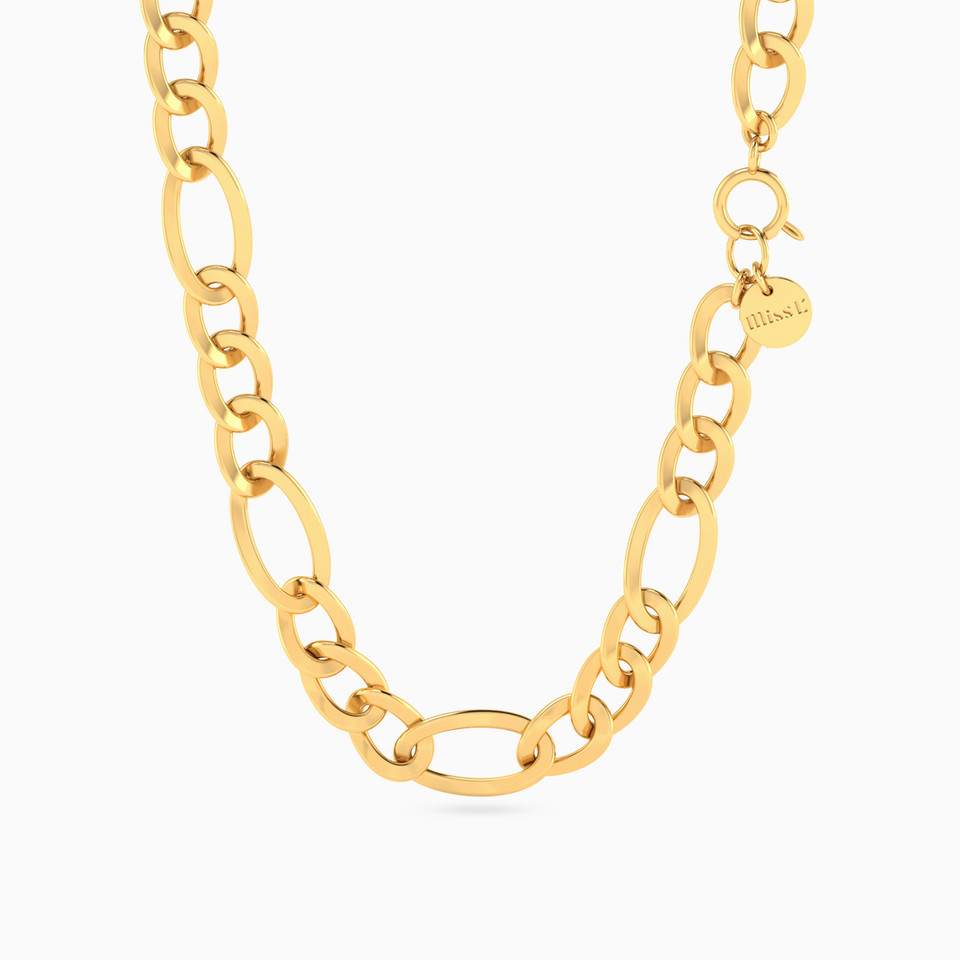Chain Necklace in 18K Gold - 2 Chain Necklace in 18K Gold - 2