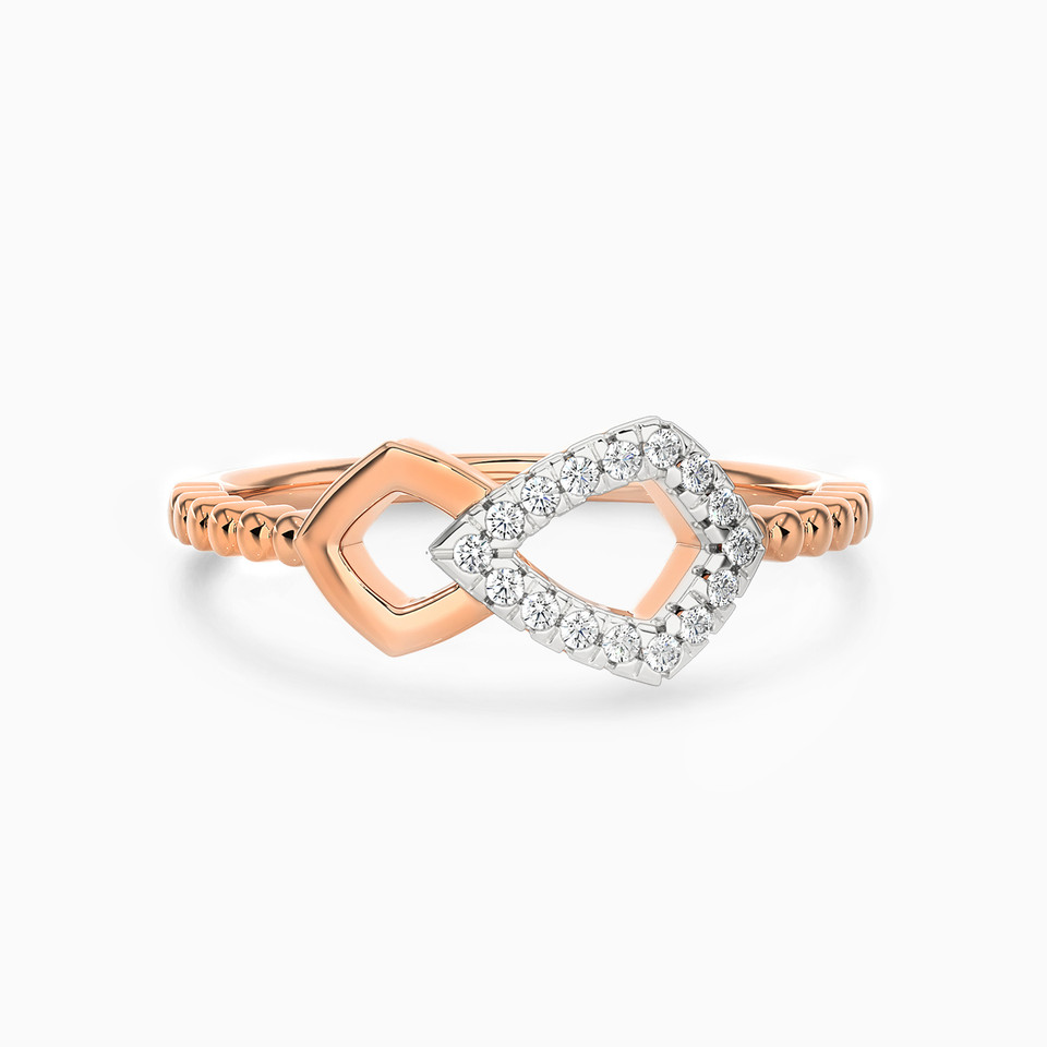 infinity Diamond Ring in 18K Gold infinity Diamond Ring in 18K Gold