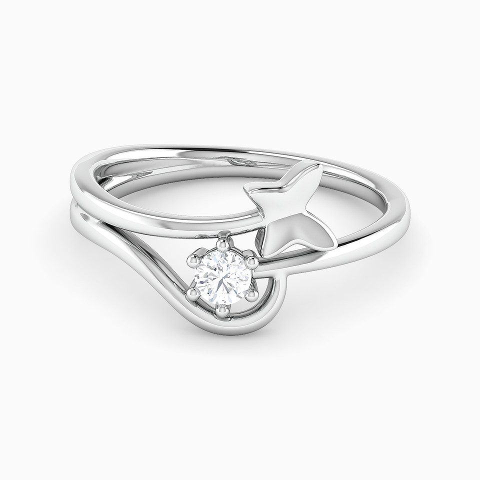 Multi shaped Diamond Statement Ring in 18K Gold - 2 Multi shaped Diamond Statement Ring in 18K Gold - 2