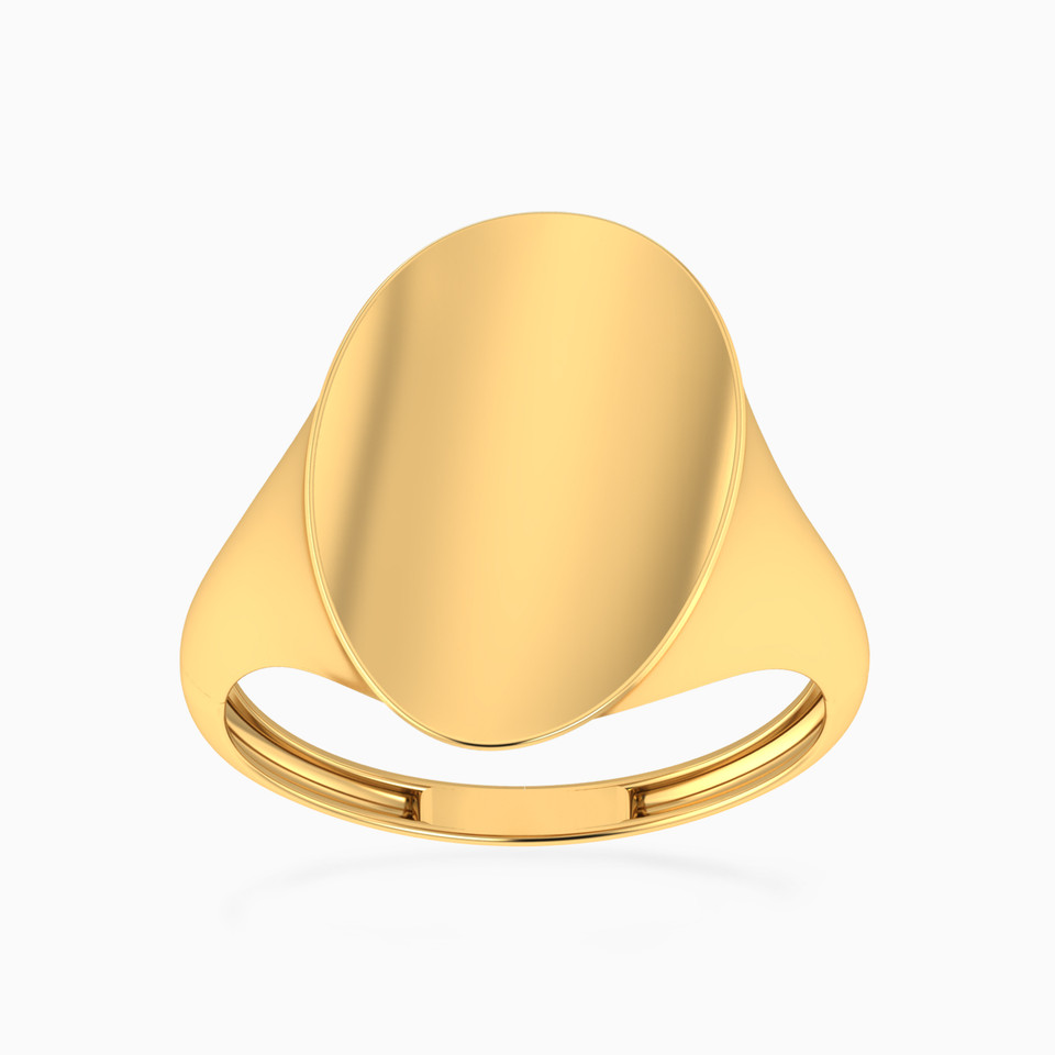 Oval Ring In 18K Gold Oval Ring In 18K Gold