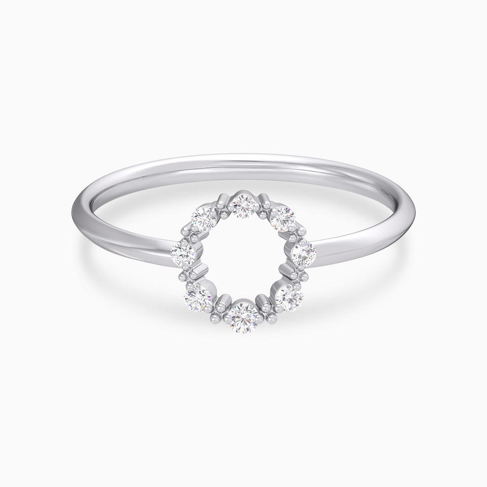 Circular Sequence Diamond Ring In 18K Gold - 2 Circular Sequence Diamond Ring In 18K Gold - 2
