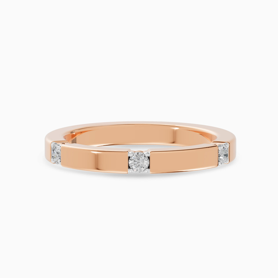 Sleek Diamond Ring In 18K Gold Sleek Diamond Ring In 18K Gold