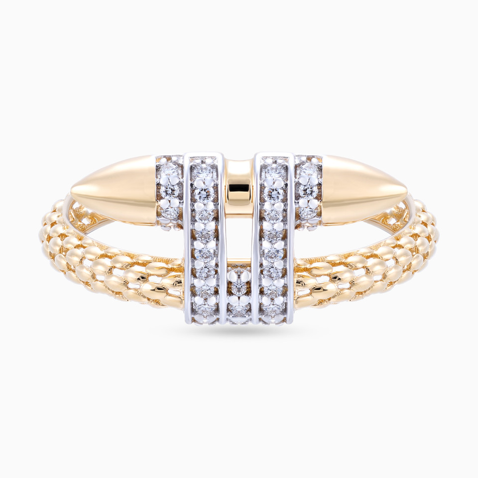 Pointy Diamond Popcorn Ring in 18K Gold Pointy Diamond Popcorn Ring in 18K Gold