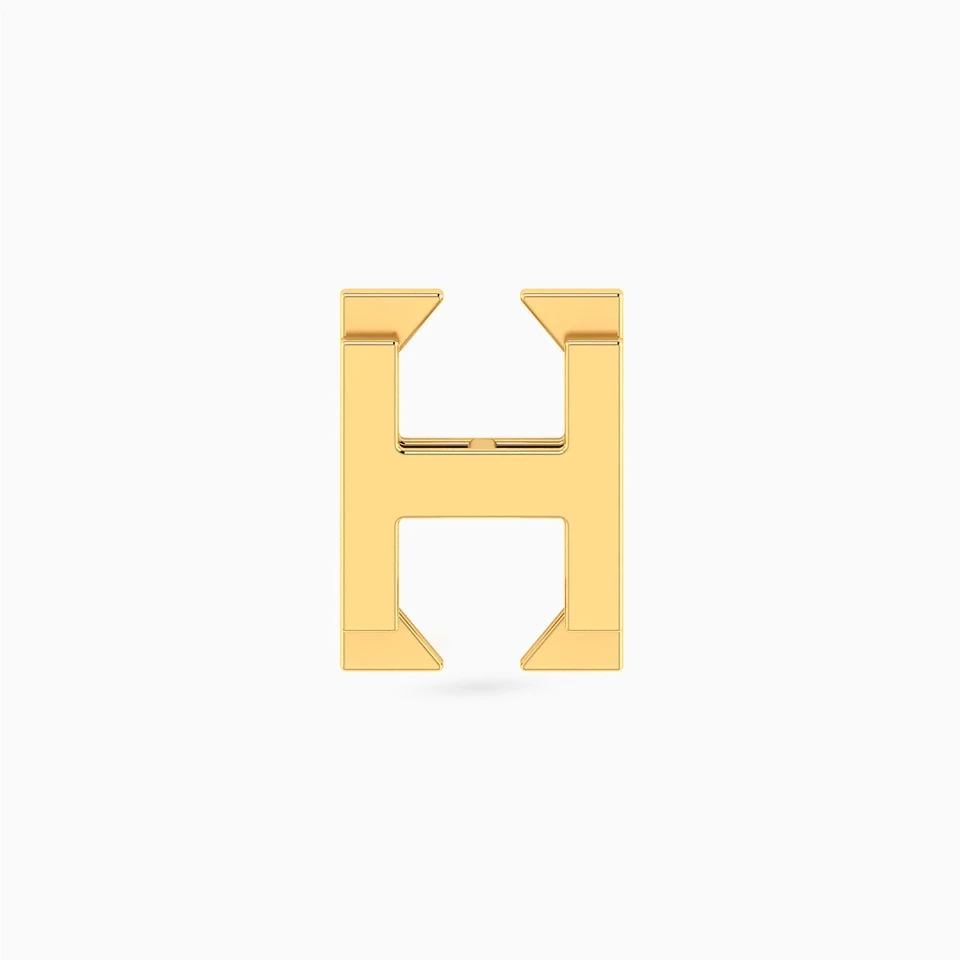 Letter H Charm in 18K Gold Letter H Charm in 18K Gold