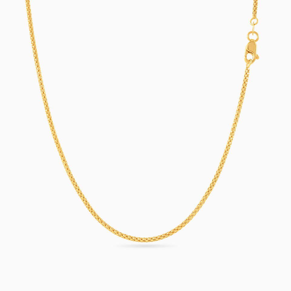 Textured Chain Necklace in 18K Gold Textured Chain Necklace in 18K Gold