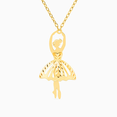 Ballerina Necklace in 18K Gold - 21046140425