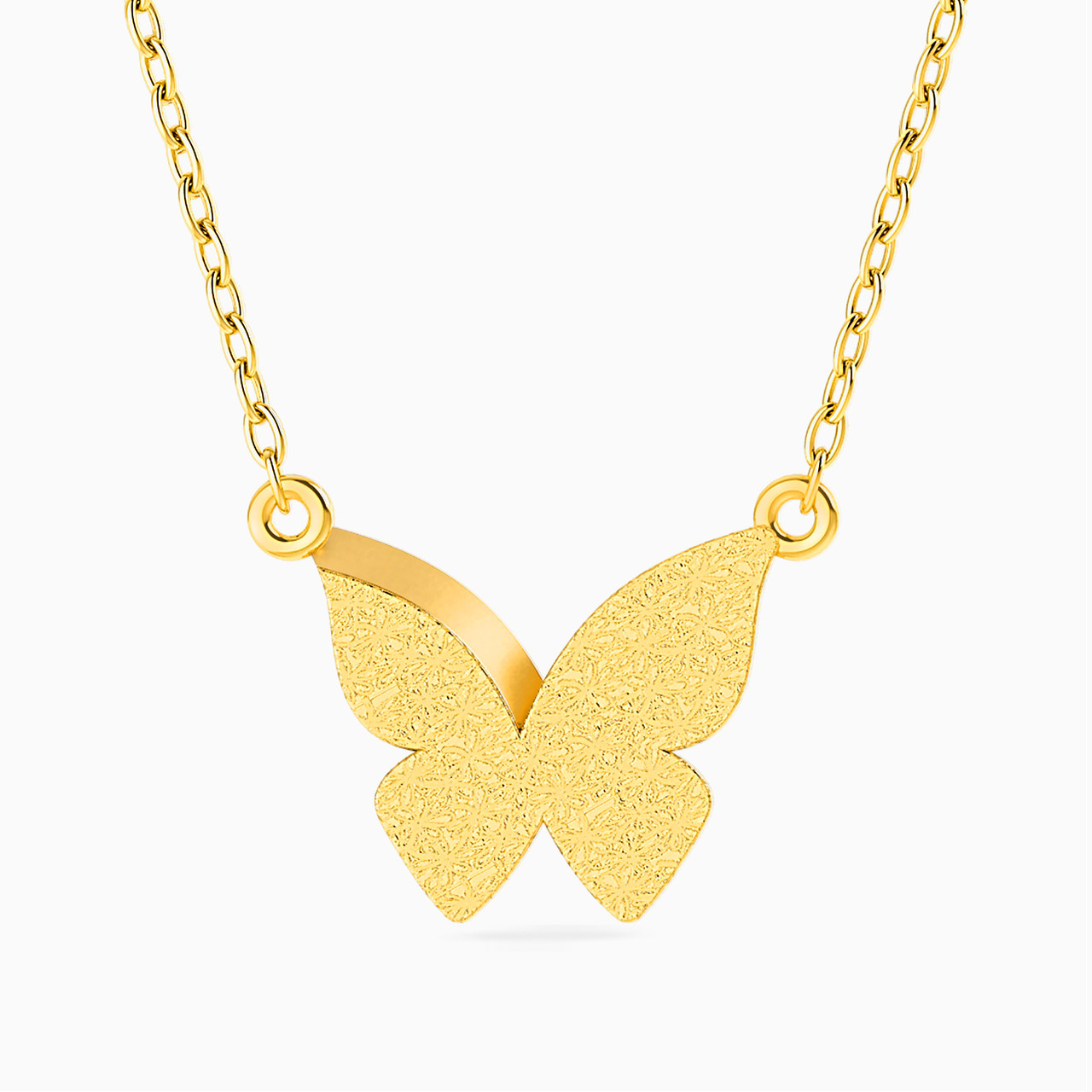 18K Gold Pendant Necklace