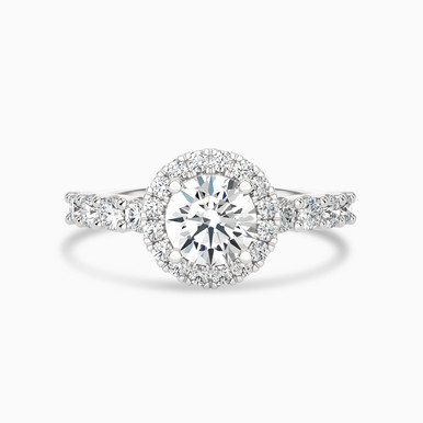 1.64 CT Brilliant Lab Grown Diamond Statement Ring in 18K Gold - AJR35530