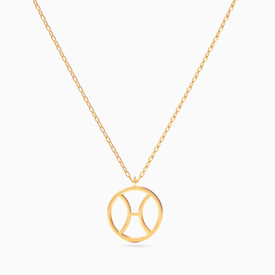 Pisces Necklace in 18K Gold - 21046110551