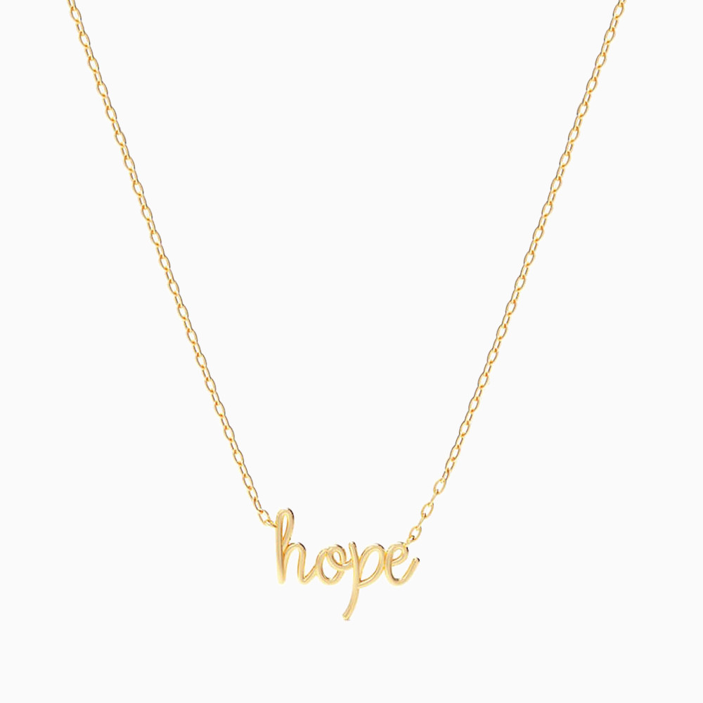 18K Gold Pendant Necklace