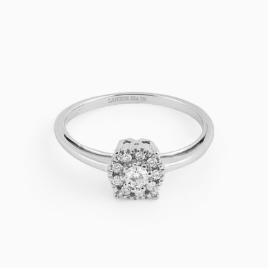 Flower Diamond Ring in 18K Gold - ERG00025