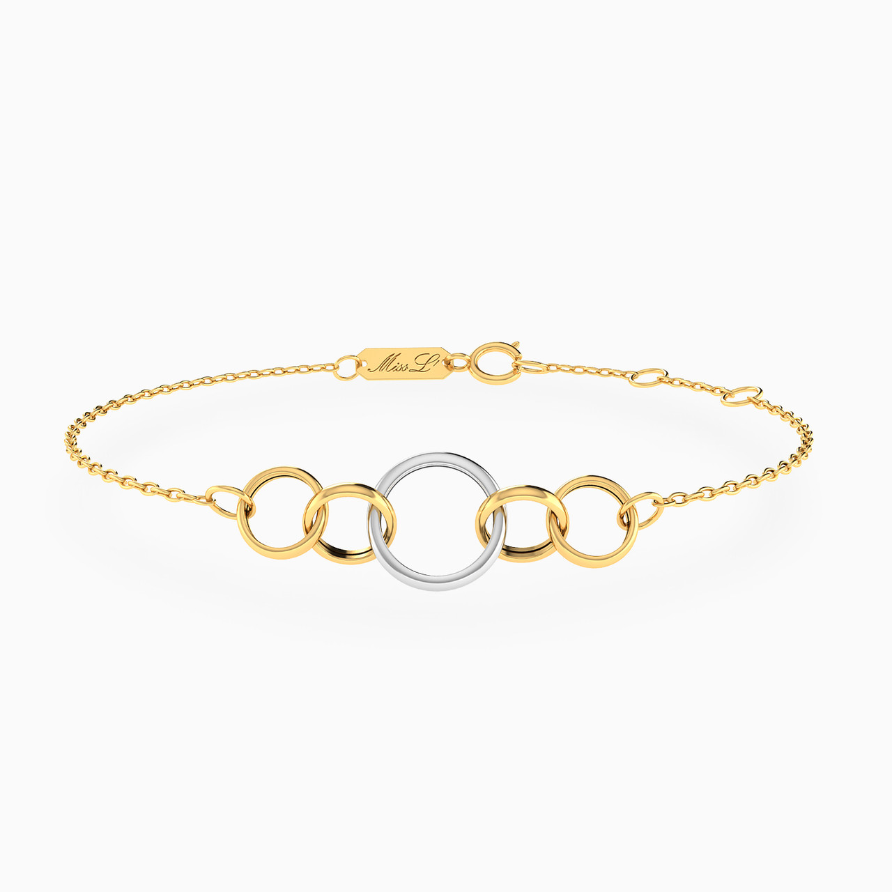 18K Gold Chain Bracelet