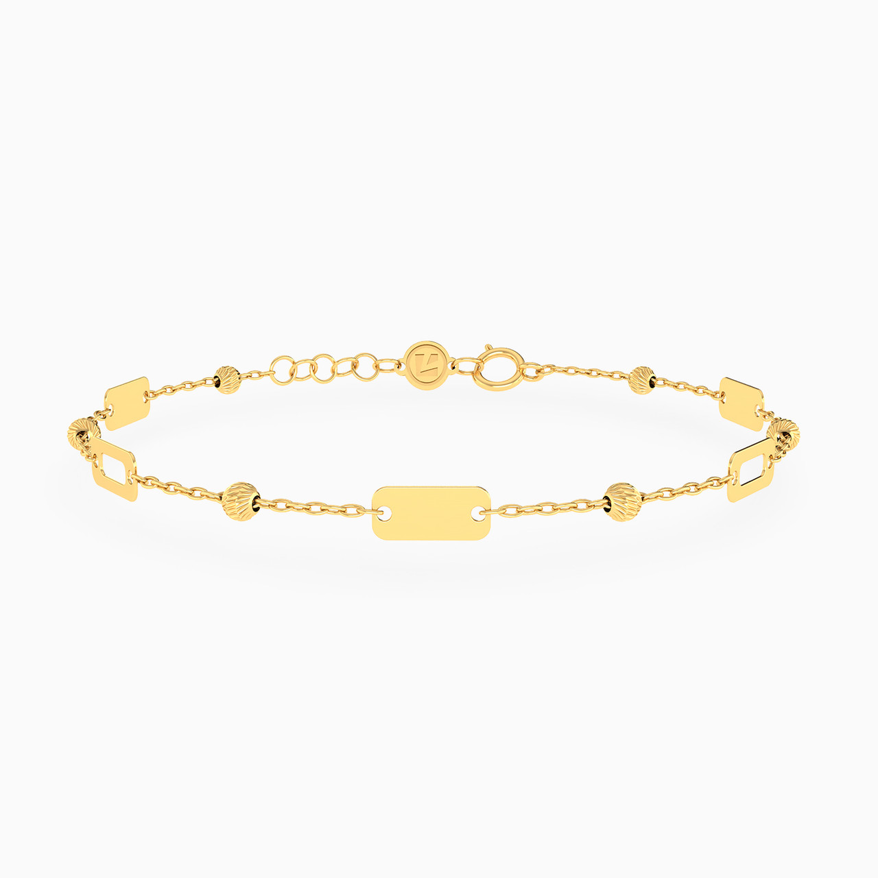 18K Gold Chain Bracelet