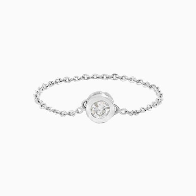 Circle Diamond Ring in 18K Gold - 40794