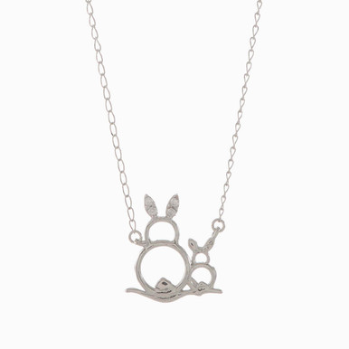Cat Cubic Zirconia Necklace in 18K Gold - 21005180293